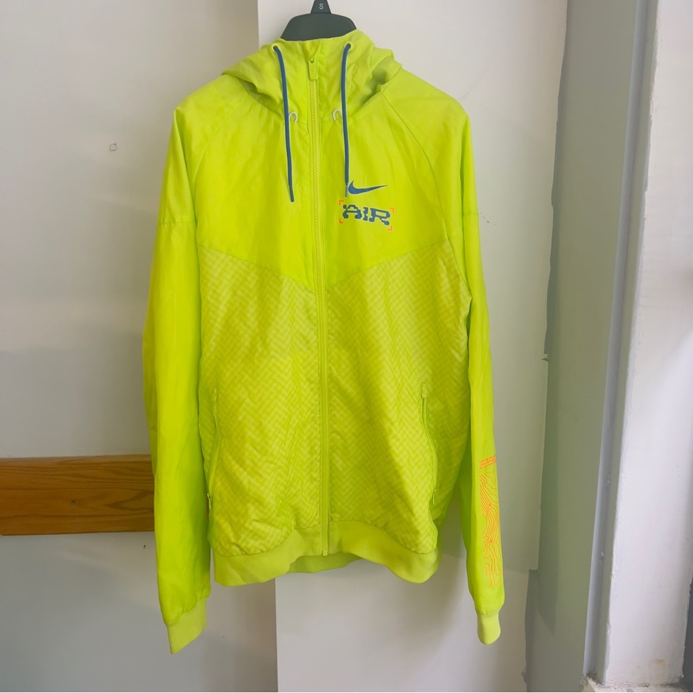 Nike Neon Yellow Hooded Jacket